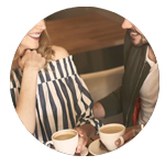 couple drinking coffee How do I attract more customers to my restaurant?