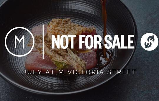 M is NOT FOR SALE charity event
