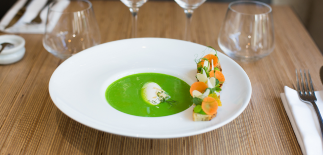 green vegetable soup