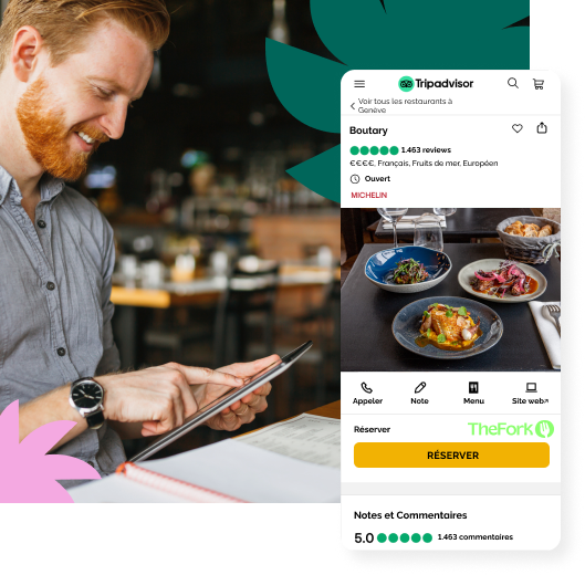 Soyez réservables sur Tripadvisor
