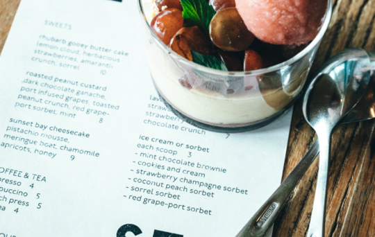 traduire son menu